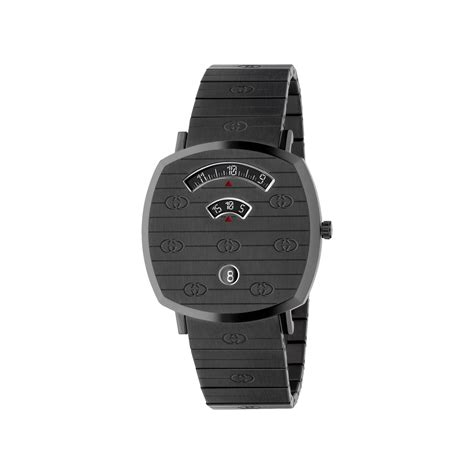 gucci grip watch black